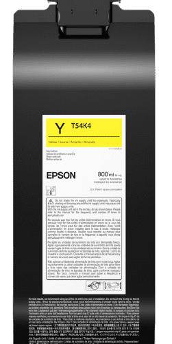 0066529 epson ultrachrome dg2 yellow ink 800 ml for surecolor f2270 600