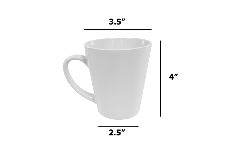 12ozLatteB MUG LT 12Size