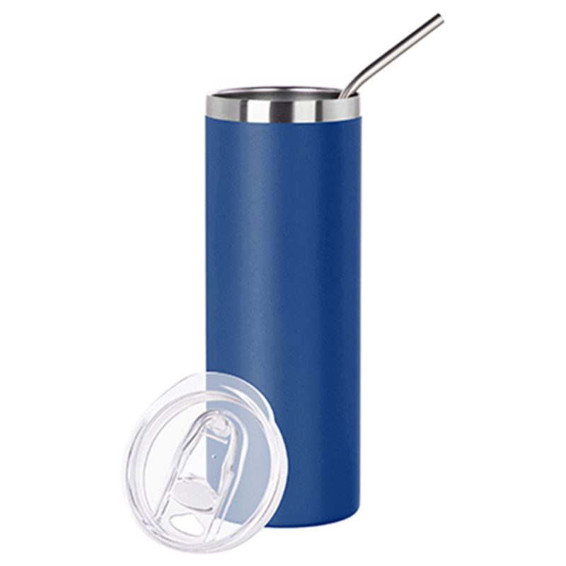 Engraving 20oz/600ml Stainless Steel Tumbler with Straw & Waterproof Flip Lid - Joto Imaging Supplies