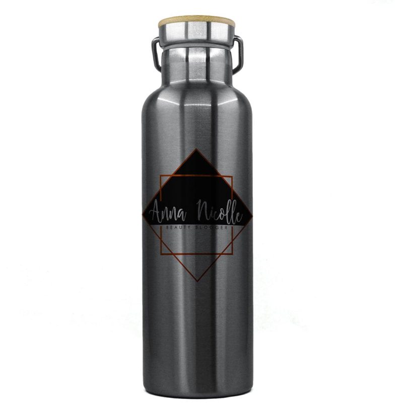 Pearl Coating™ Sublimation Water Bottle with Bamboo Lid - Pack of 5 - Joto Imaging Supplies US