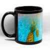 Pearl Coating™ Sublimation Black Mug with White Patch - Case of 36 - Joto Imaging Supplies US