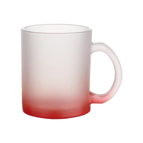 Pearl Coating™ 11oz Sublimation Frosted Gradient Glass Mug - Case of 36 - Joto Imaging Supplies US